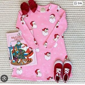 The Beaufort Bonnet Company Festive Pink Santa Dress